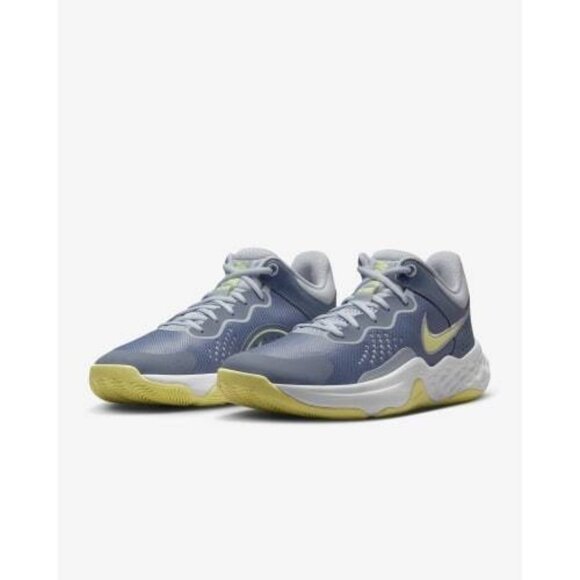 Nike Fly.By Mid 3 Mens Basketball Shoes Blue Gray Yellow DD9311-401 NEW Multi Sz - Picture 5 of 9